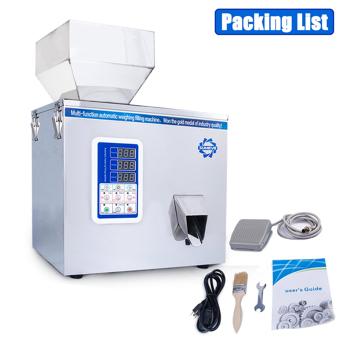 Powder Filling Machine Automatic Intelligent Particle Weighing Filling Machine 2-100g